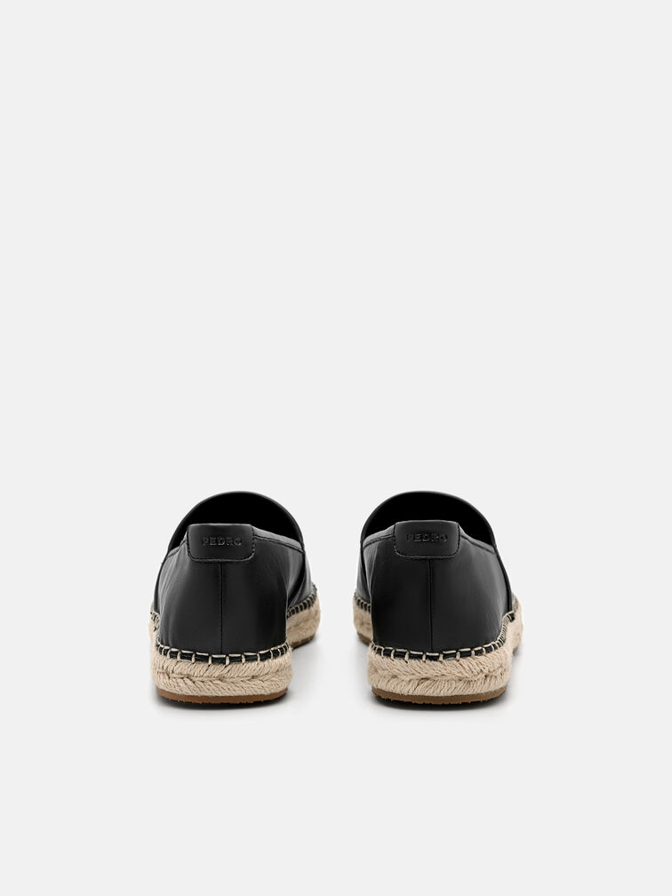 Leather Loafers, Black