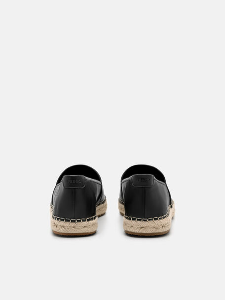 Leather Loafers, Black