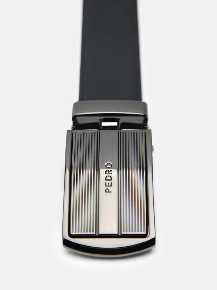 Leather Automatic Belt, Black