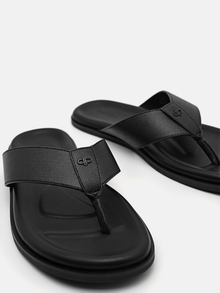 Thong Sandals, Black