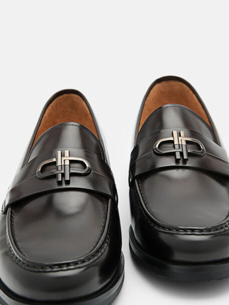 Leather Loafers, Dark Brown