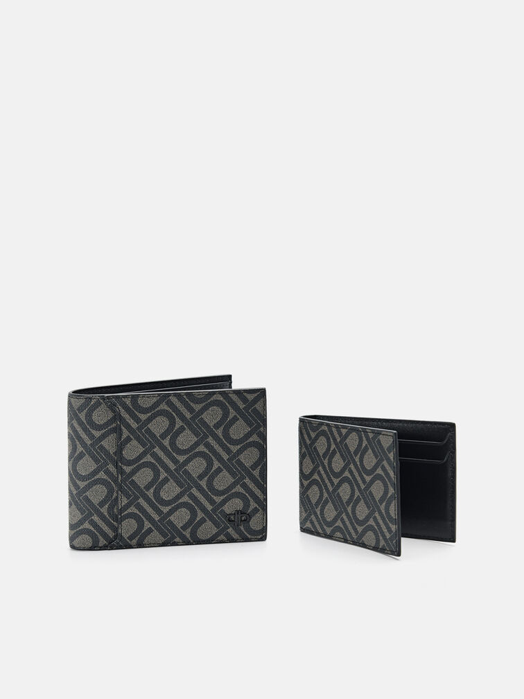Bi-Fold Wallet with Insert, Black