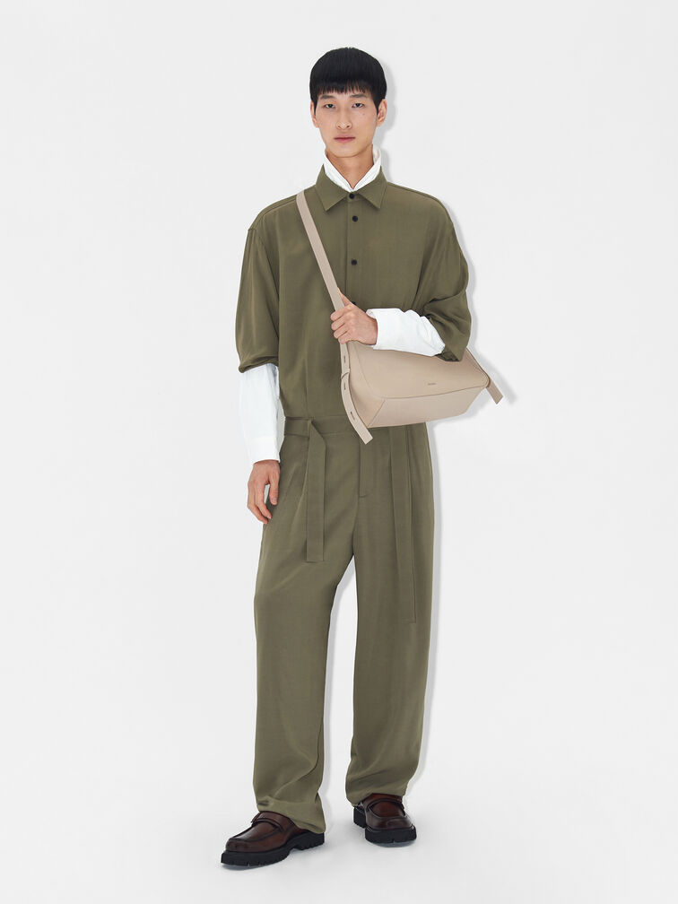 Demi Shoulder Bag, Taupe