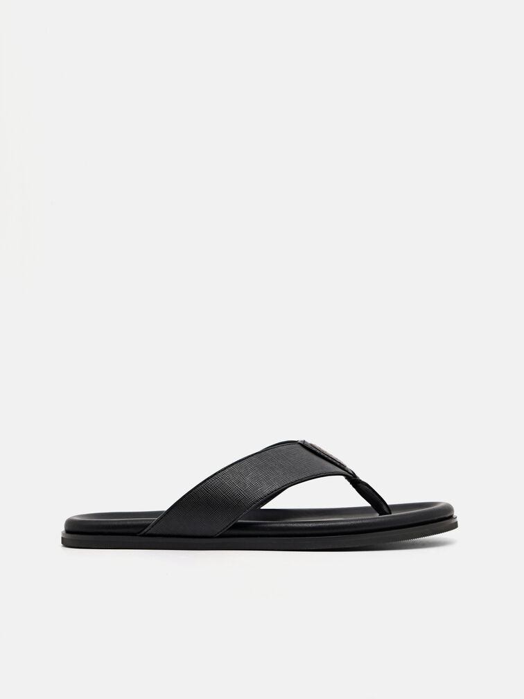Thong Sandals, Black