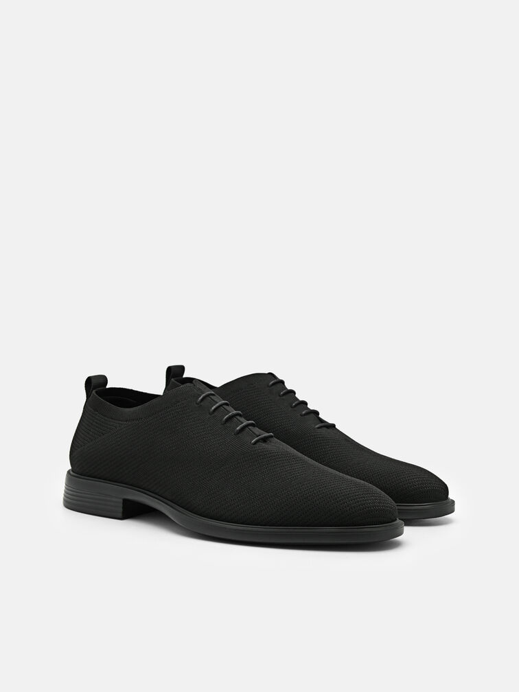 Altitude Lightweight Fabric Derby Shoes, Black