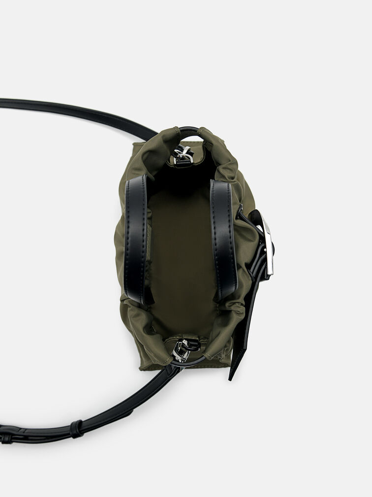 Helix Handbag, Olive