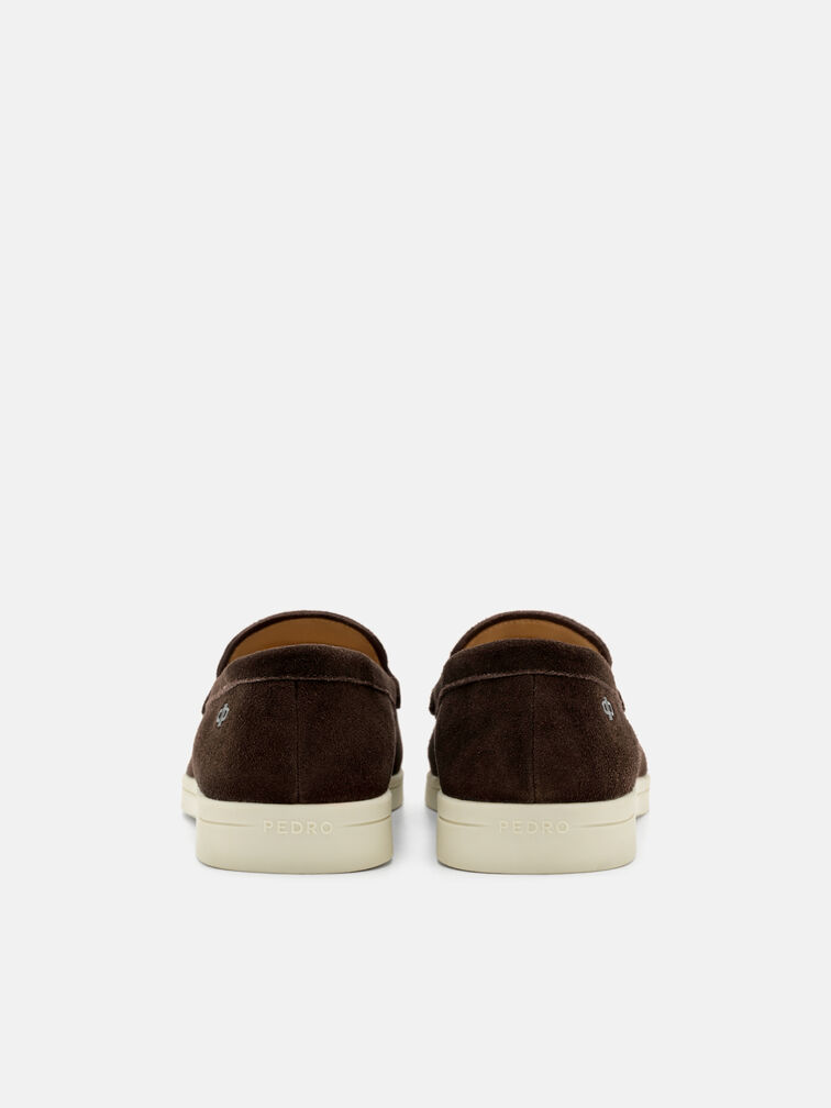 Roam Leather Loafers, Dark Brown