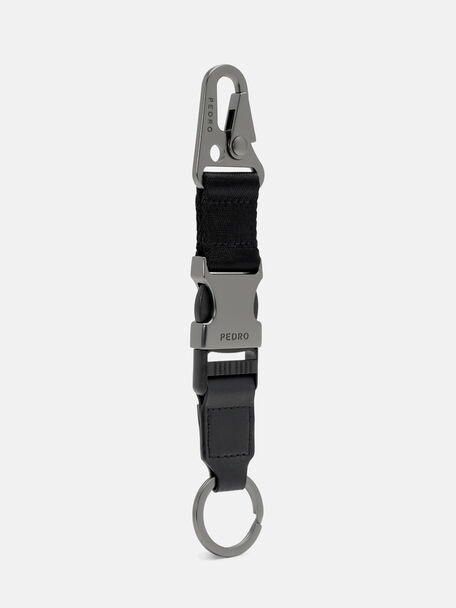 Snap Key Charm, Black