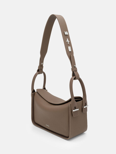 Demi Bag Strap, Dark Taupe