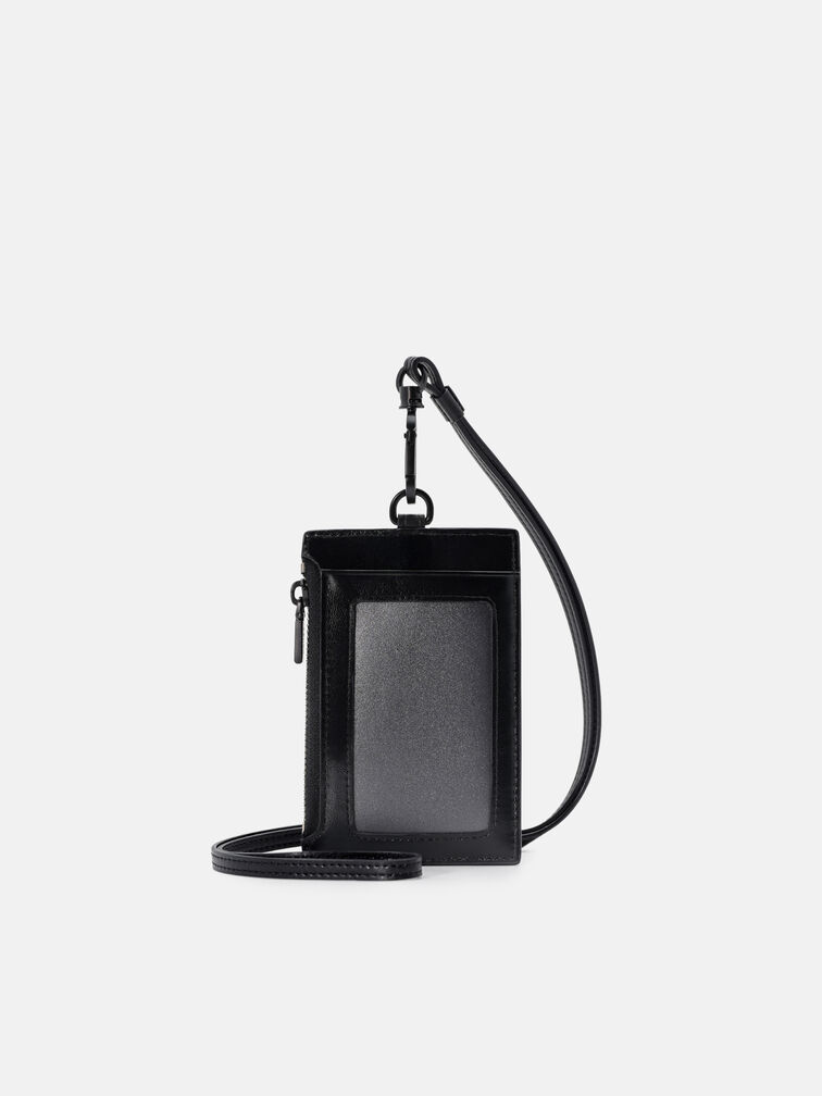 Leather Lanyard, Black