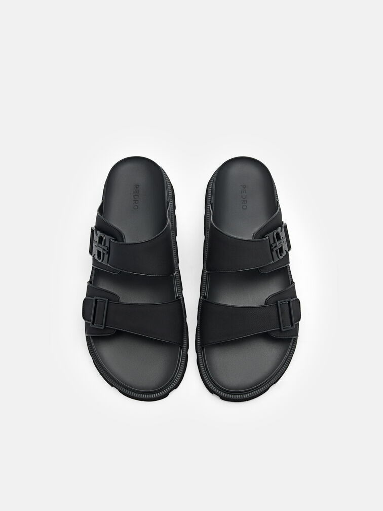 Slide Sandals, Black