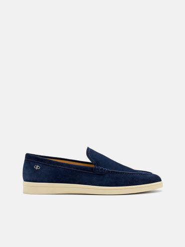 Navy Suede