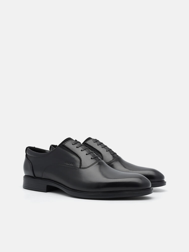 Altitude Leather Oxford Shoes, Black