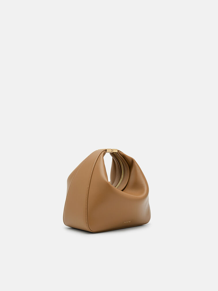 Jatte Crescent Bag, Camel
