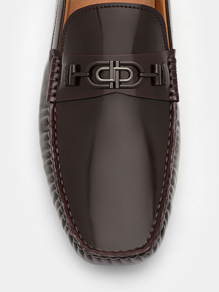 PEDRO Icon Leather Driving Shoes, Mahogany