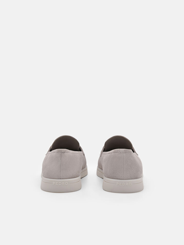 Roam Suede Driving Shoes, Light Grey