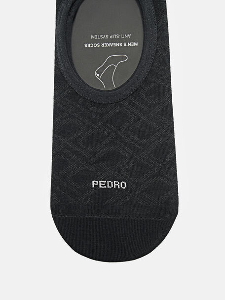 Cotton Sneaker Socks, Black
