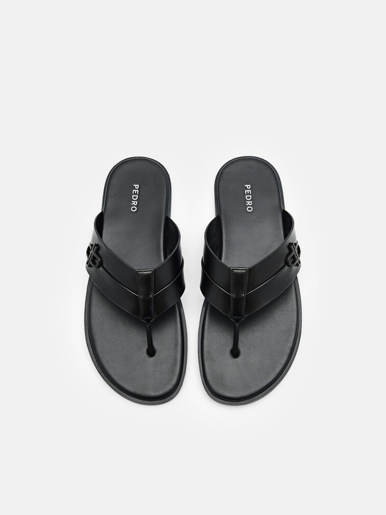 Thong Sandals, Black