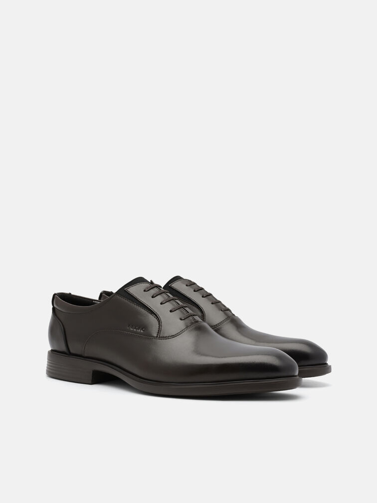 Altitude Leather Oxford Shoes, Dark Brown