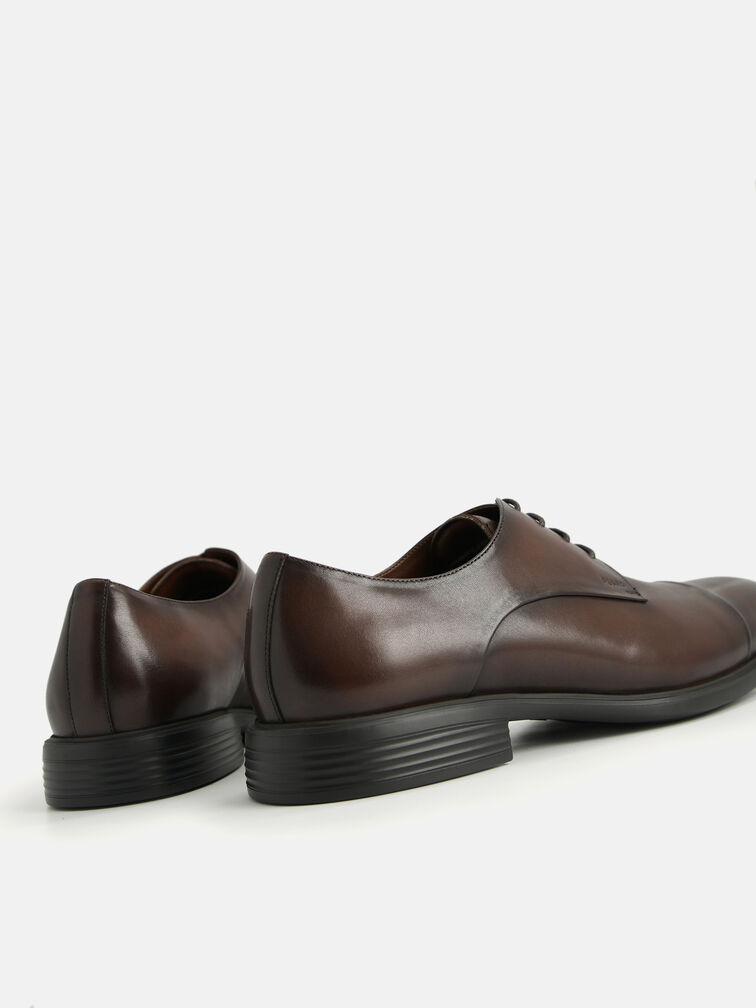 Altitude Leather Toe Derby Shoes, Brown