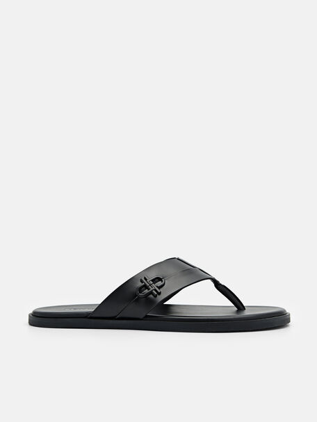Thong Sandals, Black