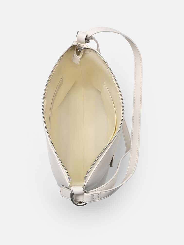 Slouchy Two-Way Carry Backpack, Chalk