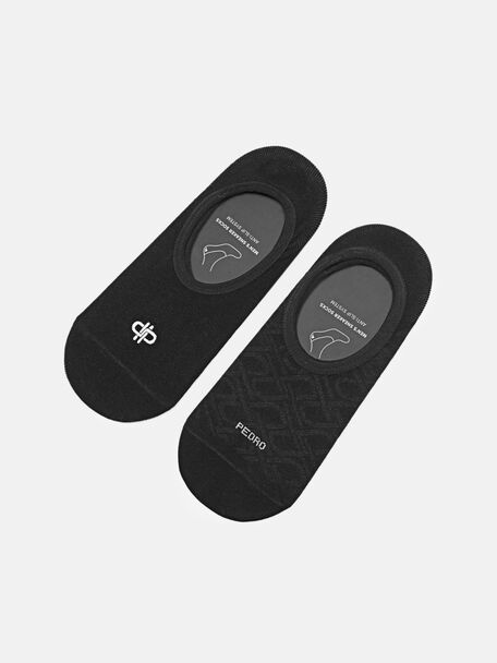 Cotton Sneaker Socks, Black