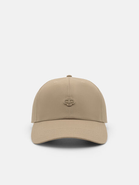 Monogram Cap, Taupe