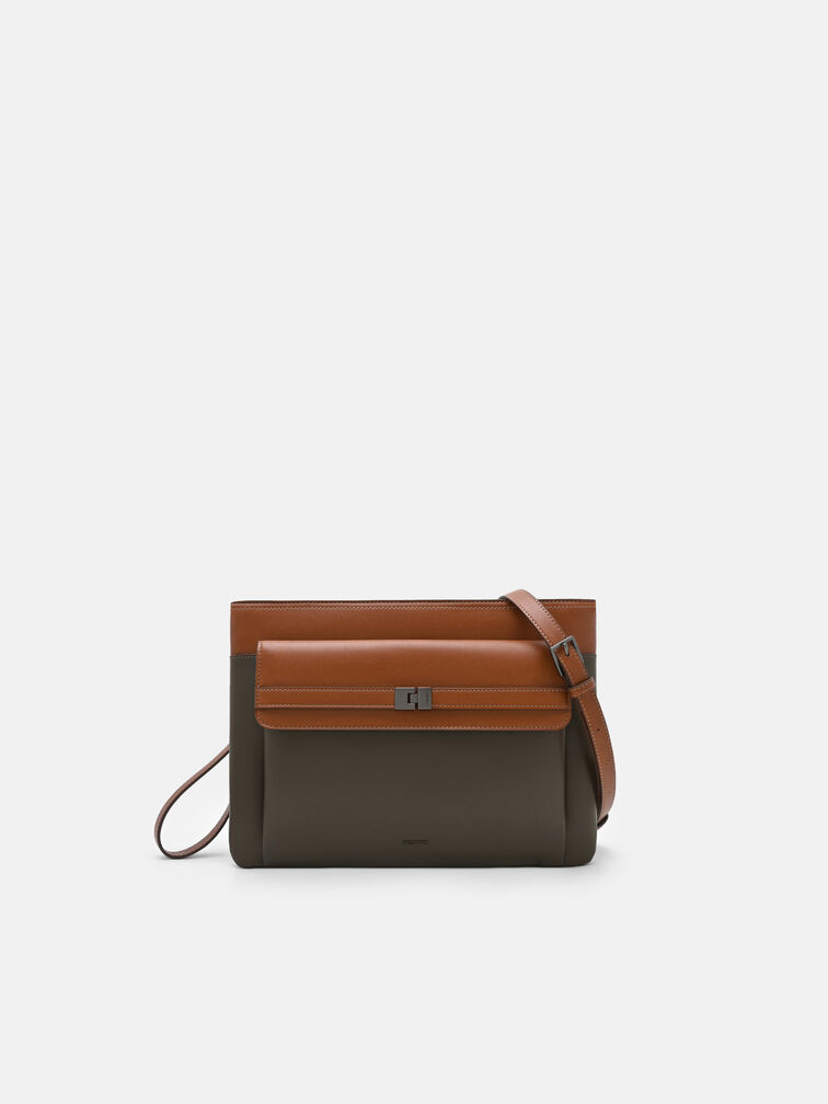 Jatte Portfolio Bag, Dark Taupe