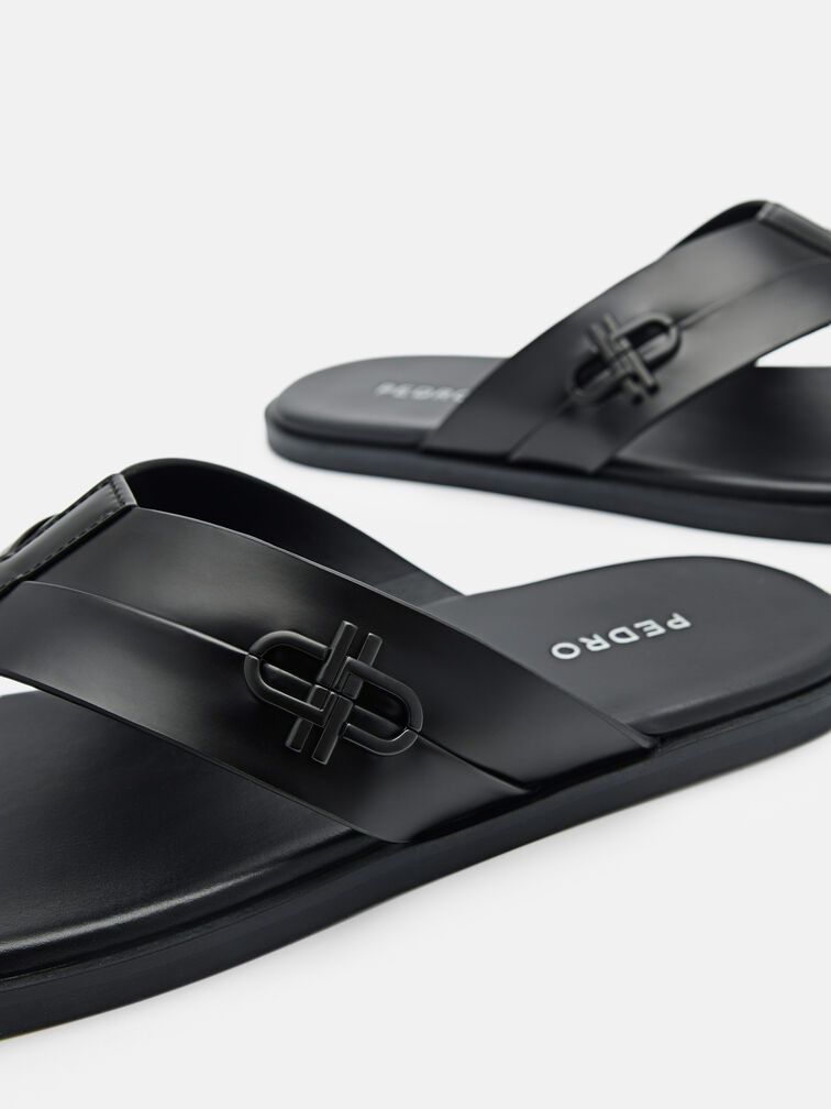 Thong Sandals, Black