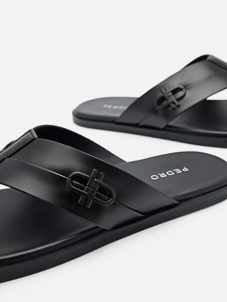 Thong Sandals, Black