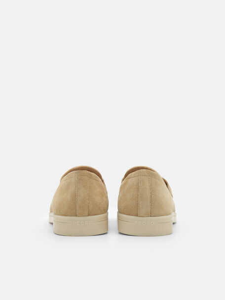 Suede Loafers, Sand