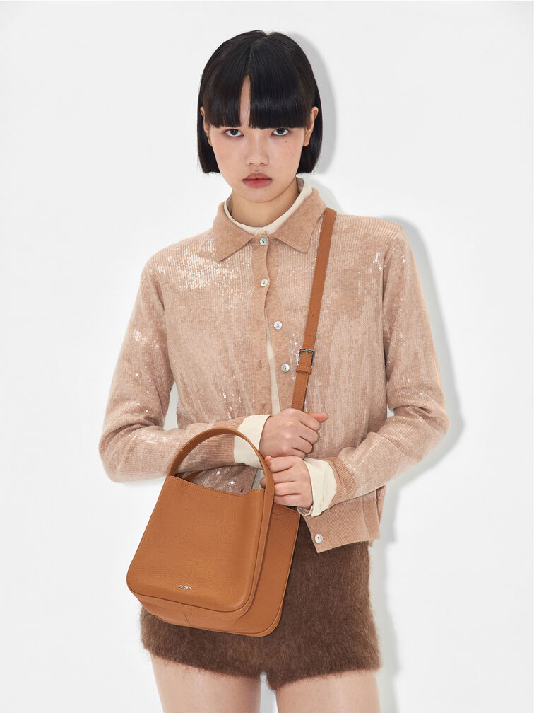 Dana Bucket Bag, Cognac