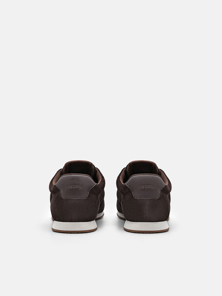 Lewis Suede Sneakers, Dark Brown