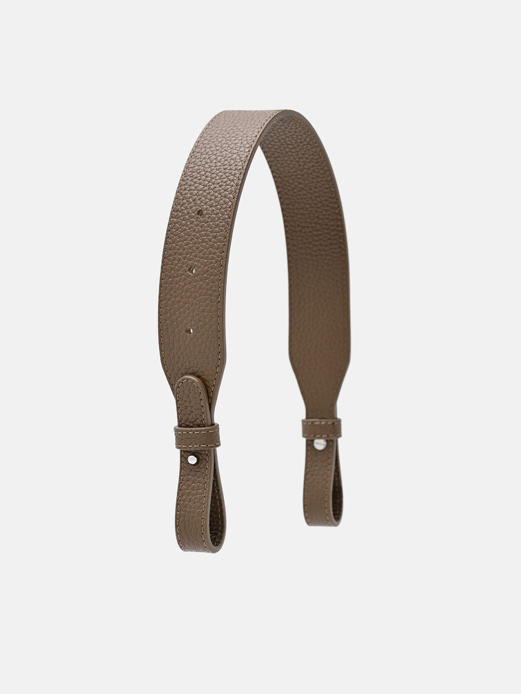 Demi Bag Strap, Dark Taupe