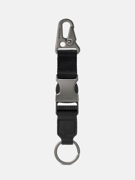 Snap Key Charm, Black