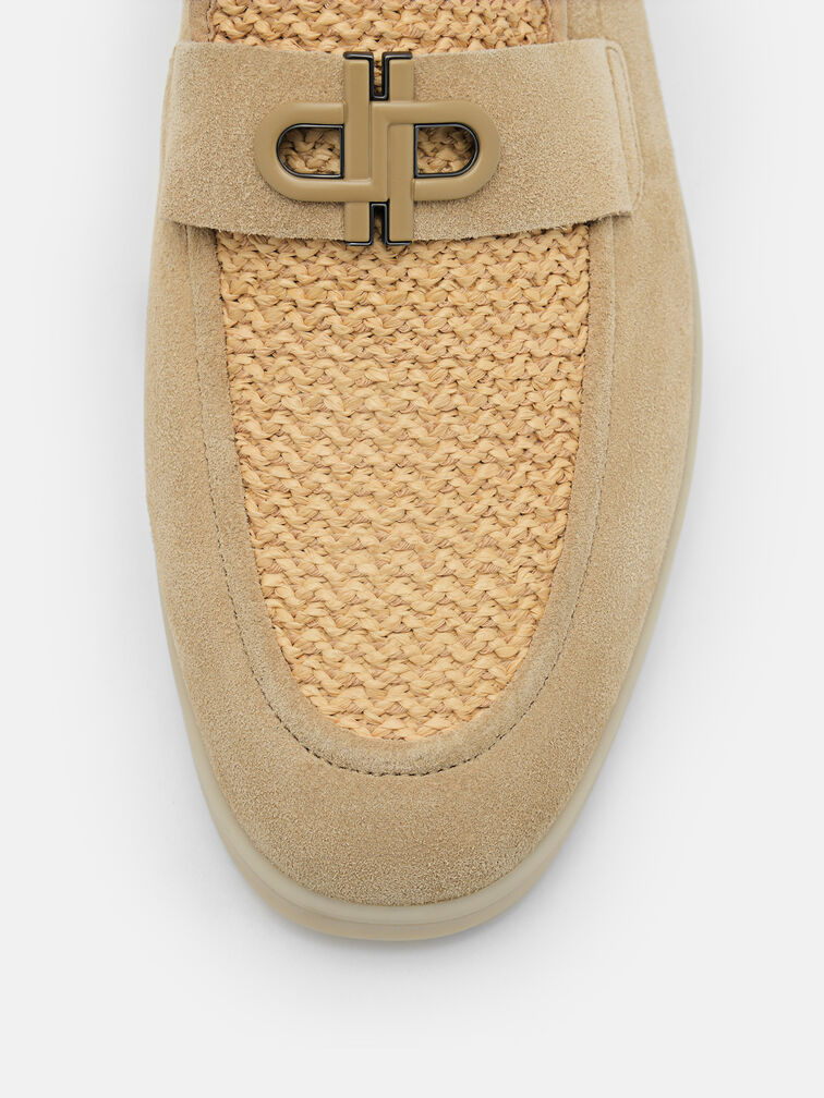 Suede Loafers, Sand