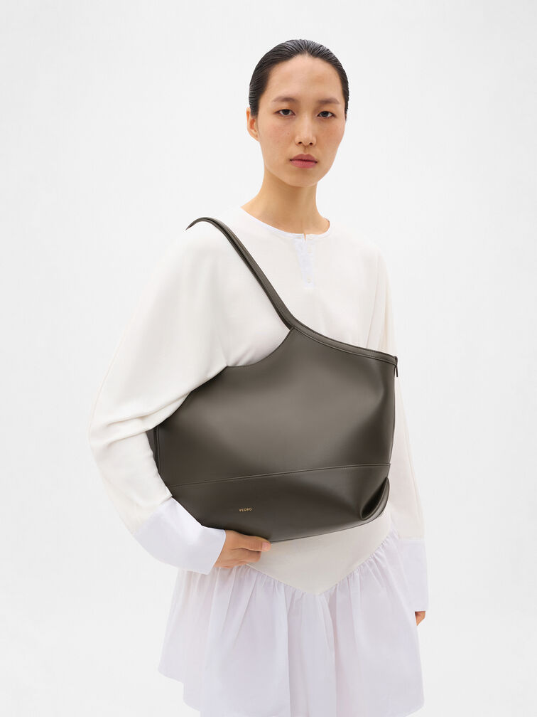 Melka Oversized Tote Bag, Olive