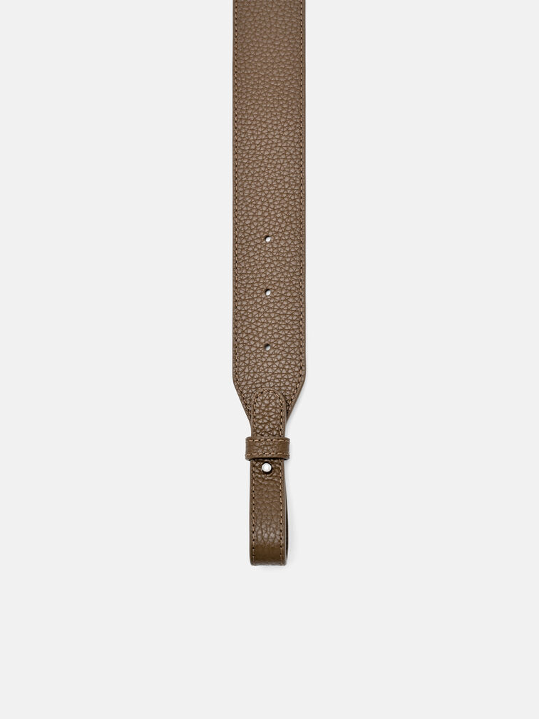 Demi Bag Strap, Dark Taupe