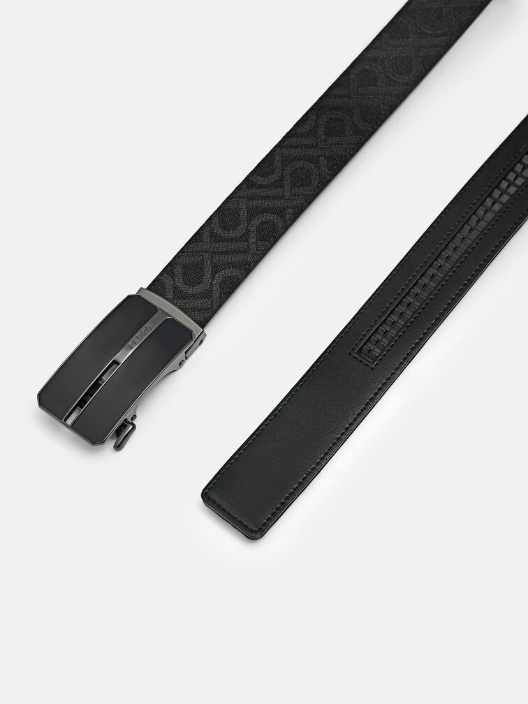 Fabric Automatic Belt, Black