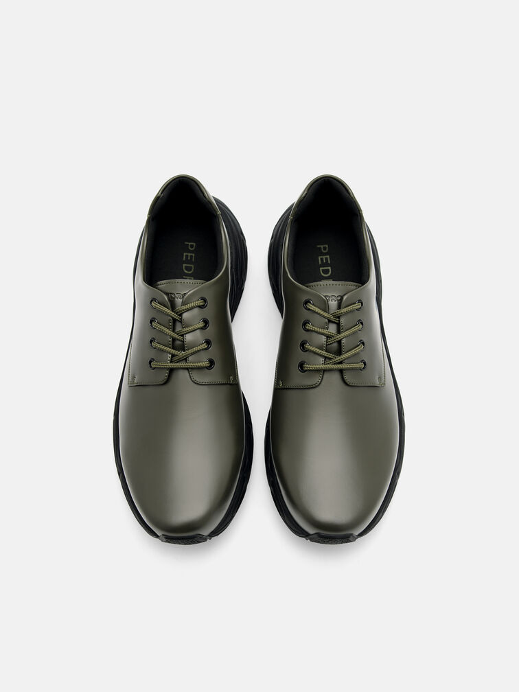 Cyclone Derby Shoes, Military Green