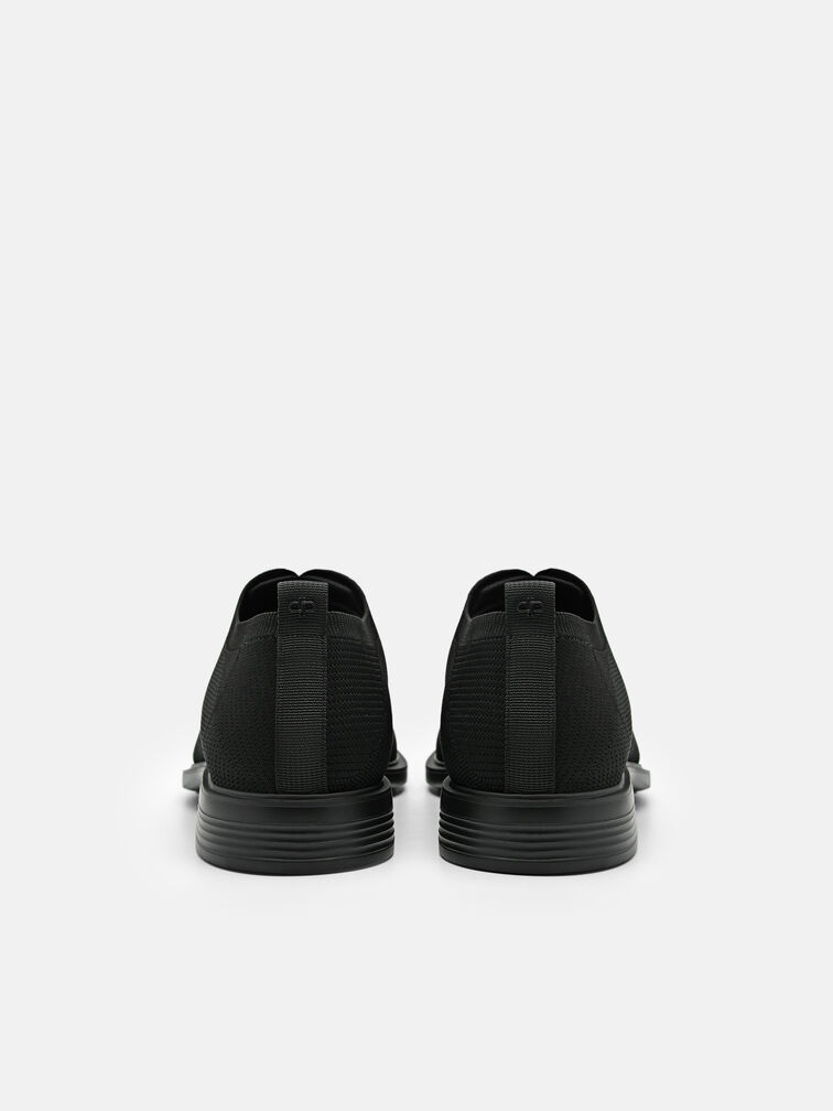 Altitude Lightweight Fabric Derby Shoes, Black