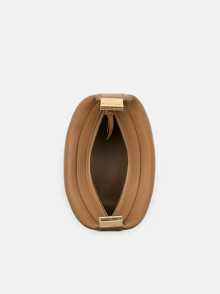 Jatte Crescent Bag, Camel