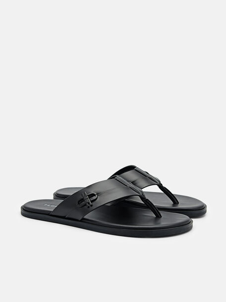 Thong Sandals, Black