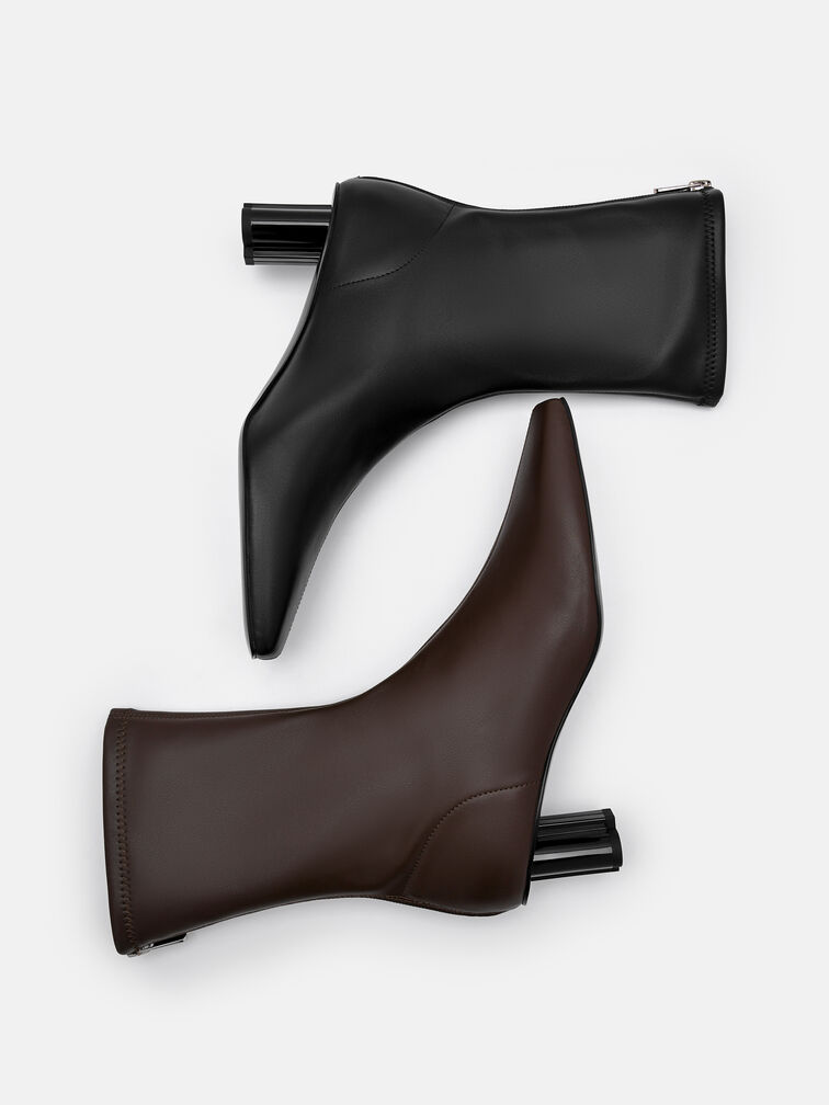Ankle Boots, Dark Brown