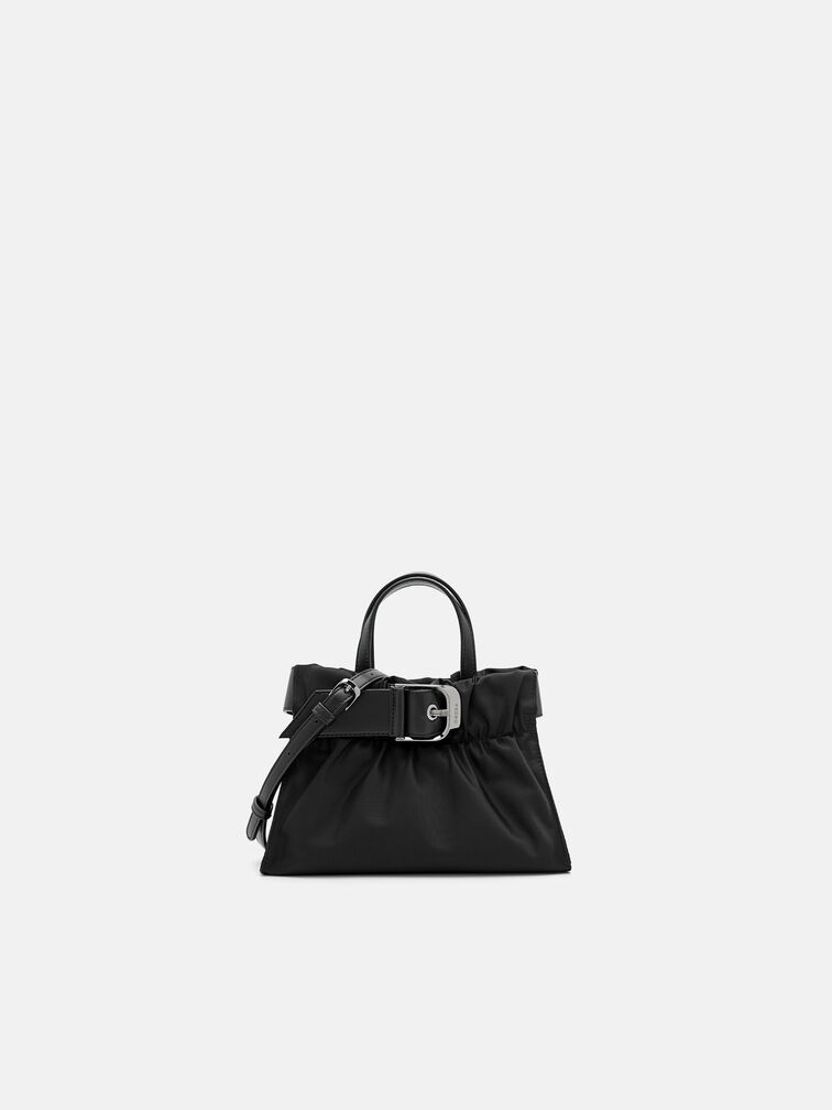 Helix Handbag, Black