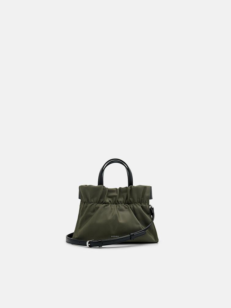 Helix Handbag, Olive