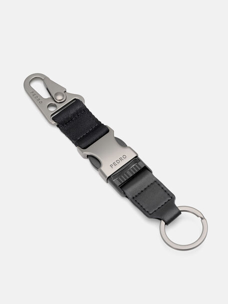 Snap Key Charm, Black