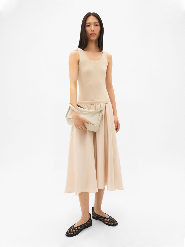Demi Midi, Beige Tumble