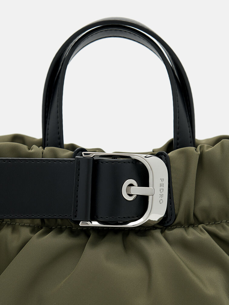 Helix Handbag, Olive